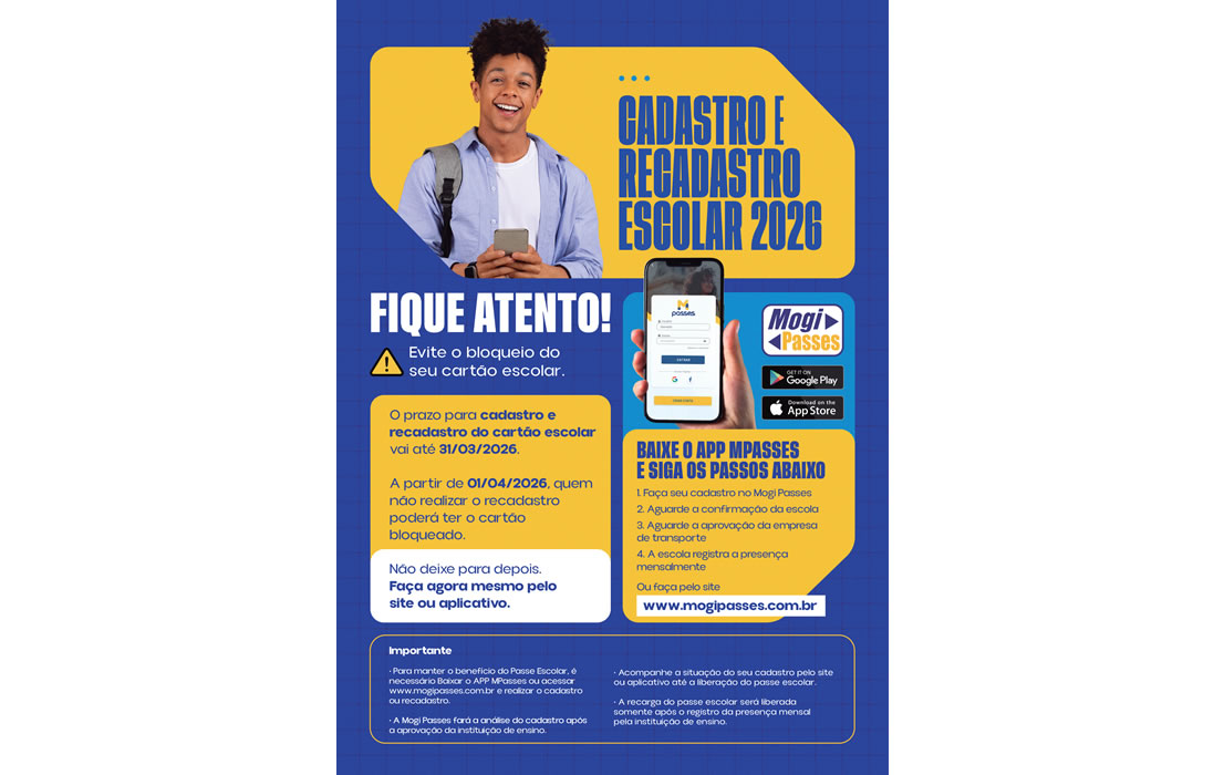 Cadastro e Recadastro Escolar 2026